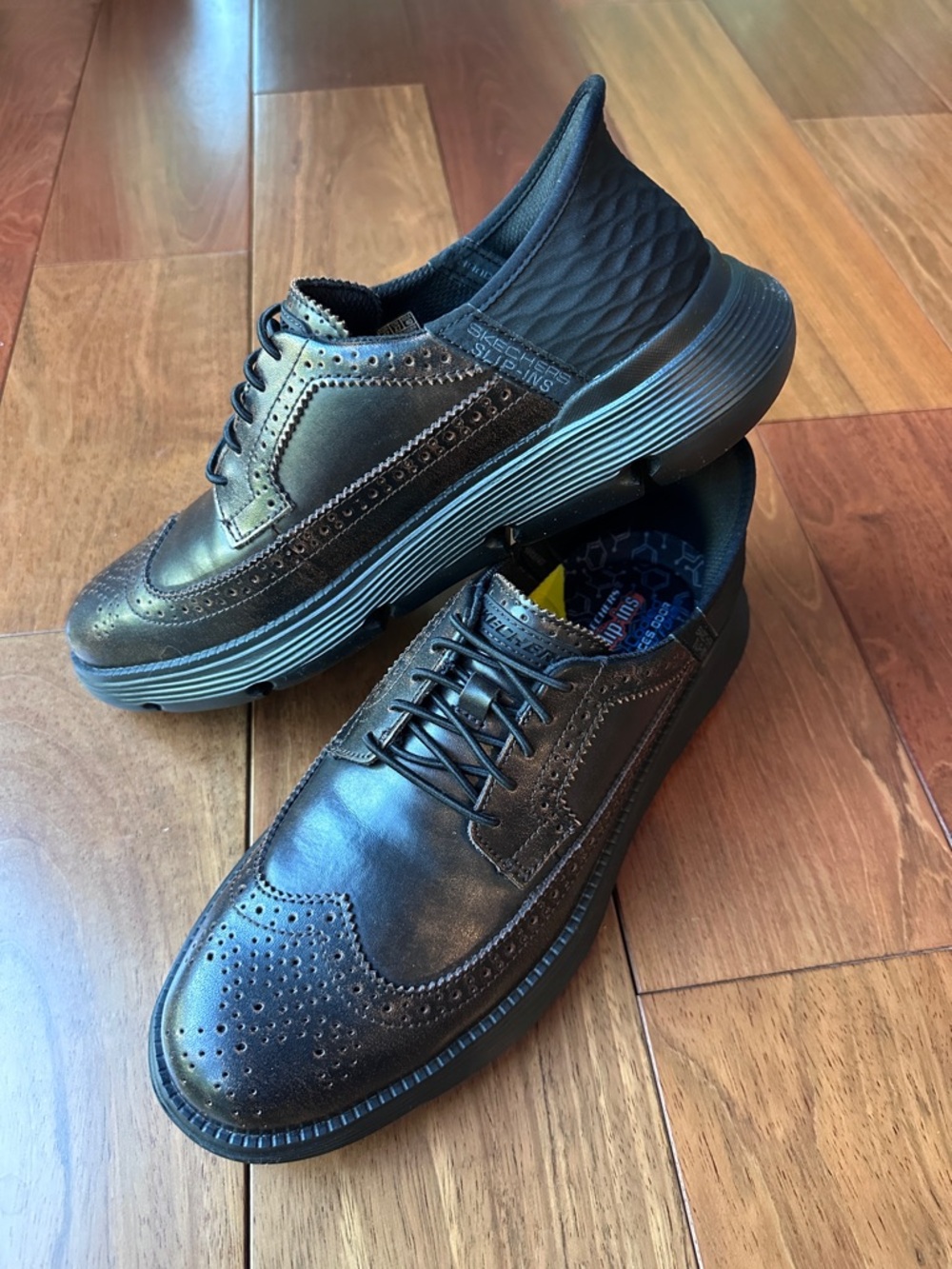 Skechers slip-ins Men’s Garza Rubio Wingtip Oxford 205304 size  9 US - 42 EU